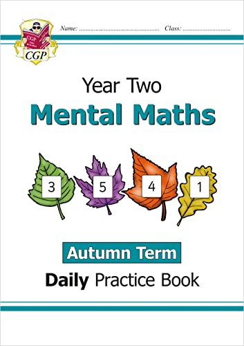KS1 Mental Maths Year 2 Daily Practice Book: Autumn Term (CGP Year 2 Daily Workbooks)
